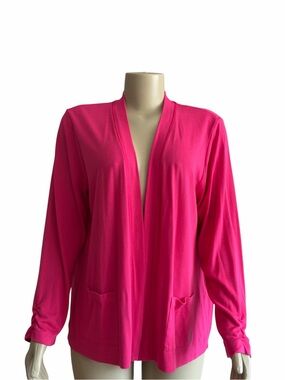 Rabe Pink Women’s Open-Front Cardigan
